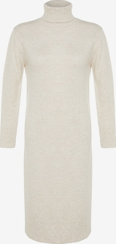 pelēks Trendyol Adīta kleita: no priekšpuses