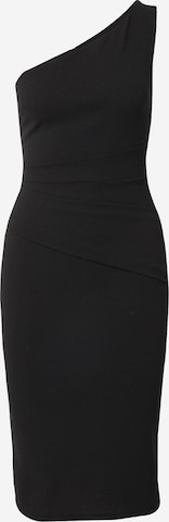 WAL G. فستان 'MARGE' بلون أسود: الأمام