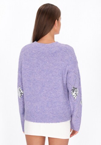 MYMO Sweater in Purple
