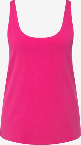 Ulla Popken Top in Roze: voorkant