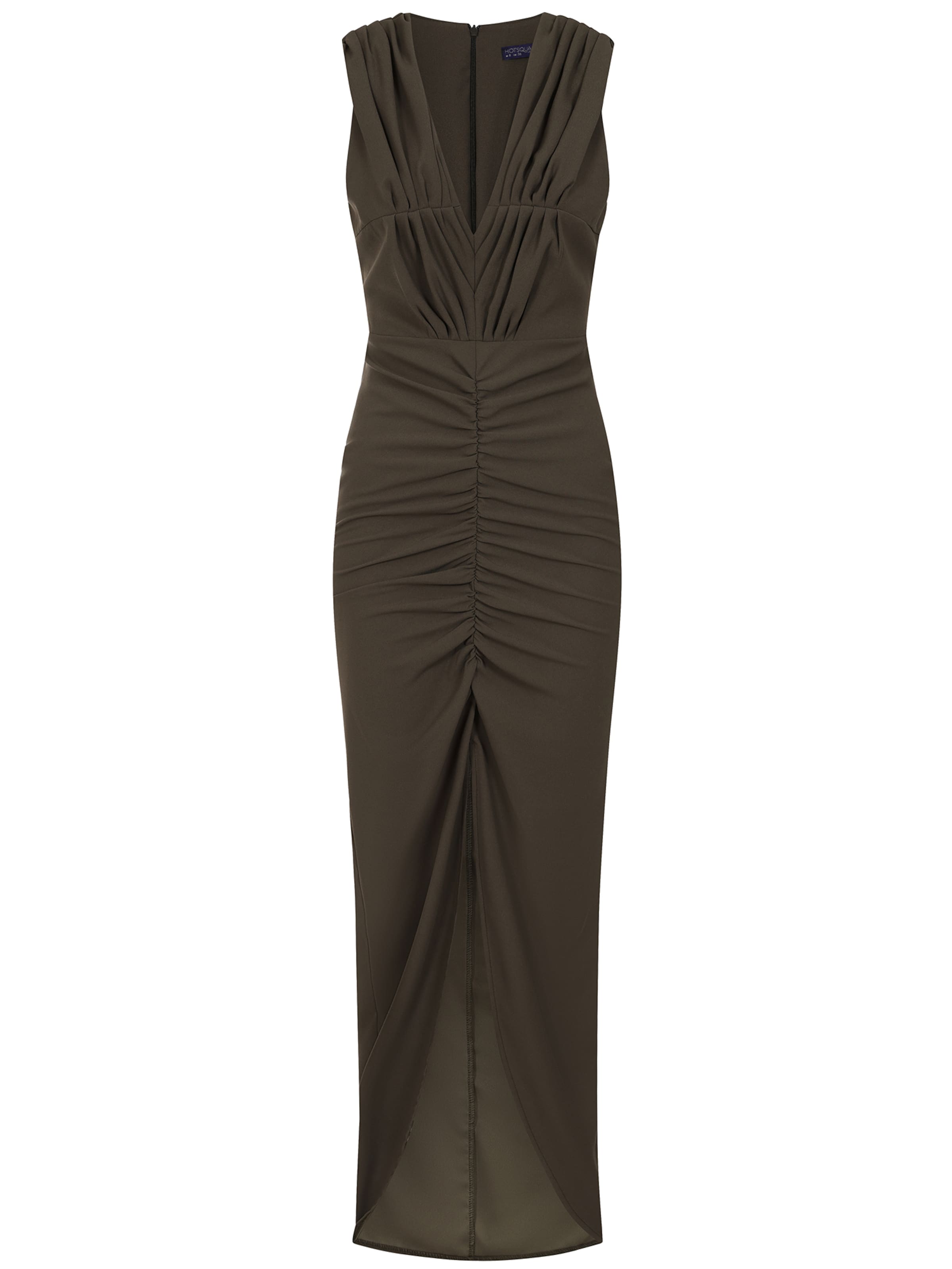 HotSquash Βραδινό φόρεμα σε πράσινο: μπροστά