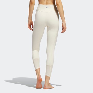 Skinny Pantaloni sportivi di ADIDAS SPORTSWEAR in bianco