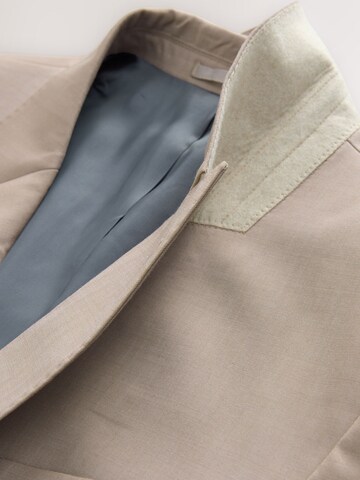 Next Slim Fit Sakko in Beige