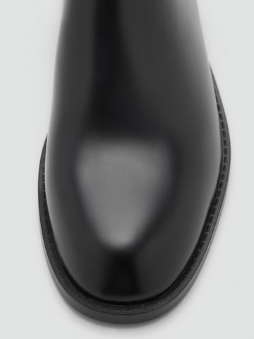 MANGO Chelsea čižmy 'Piero' - Čierna