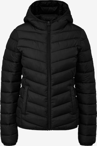 QS Übergangsjacke in Schwarz: Vorderseite
