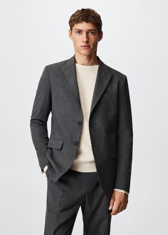 MANGO MAN Regular fit Suit Jacket 'Paris' in Grey: front