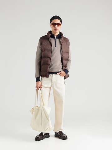 Only & Sons - Colete 'ONSUNION' em castanho