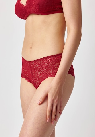 SNOCKS Boyshorts 'Spitze' in Red