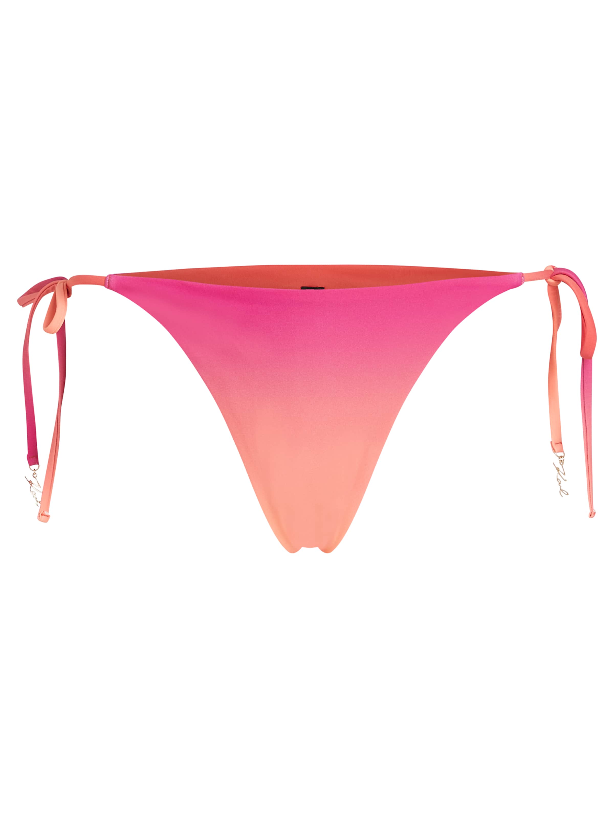 Karl Lagerfeld Bikini bottom in Pink: front