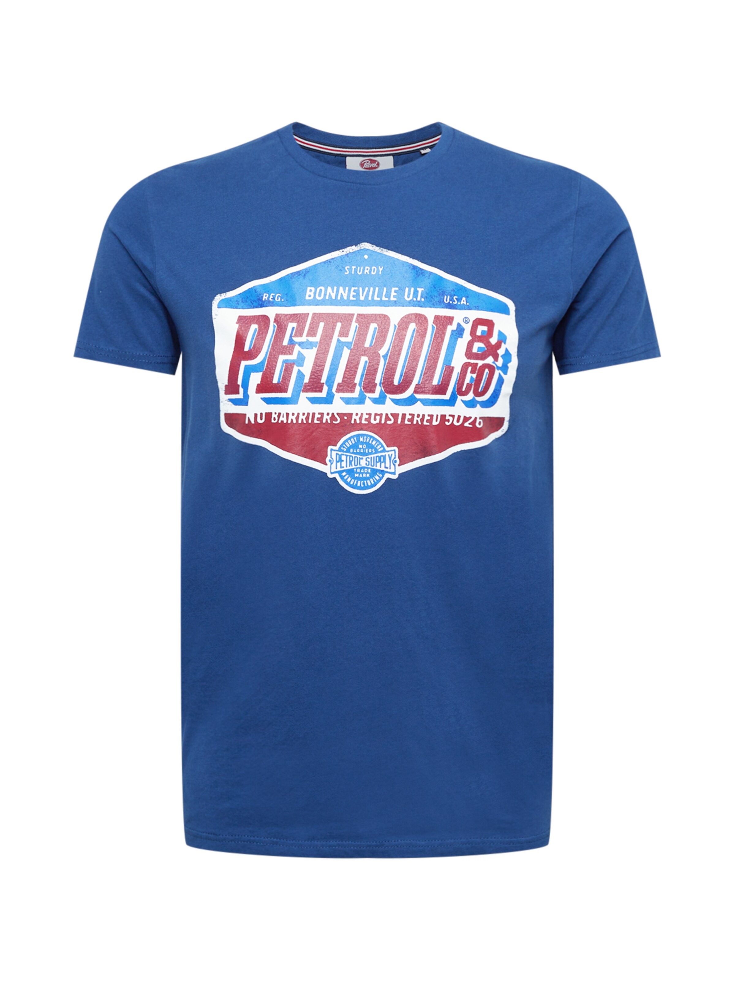 Männer Große Größen Petrol Industries T-Shirt in Blau, Royalblau - HY26232 Männer Große Größen Petrol Industries T-Shirt in Blau, Royalblau - HY26232