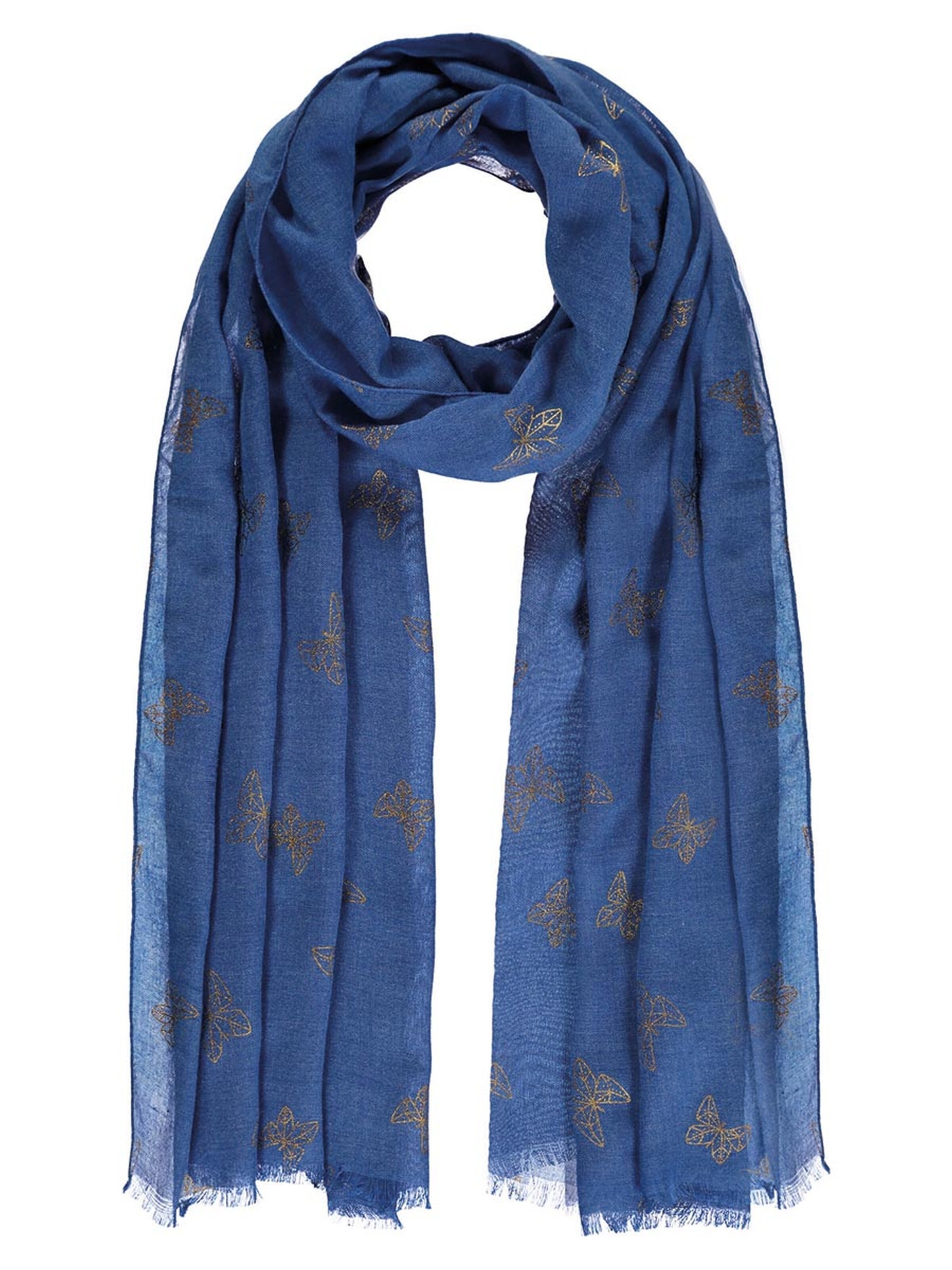 Passigatti Schal‌‌‌‌‌ in Blau: Vorderseite