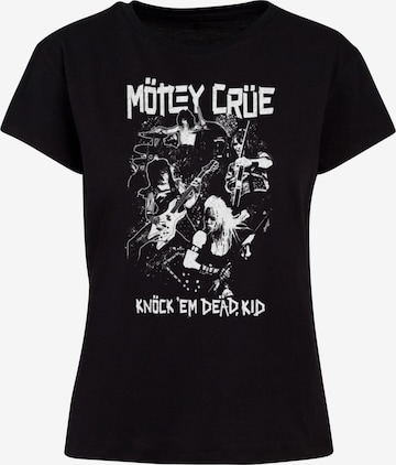 Merchcode Shirt 'Motley Crue - Knock Em Dead' in Zwart: voorkant