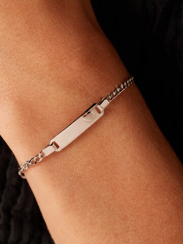 Lucardi Bracelet in Silver: front