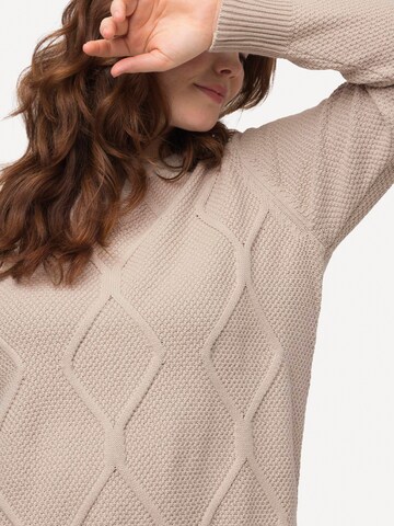 Ulla Popken Pullover i beige