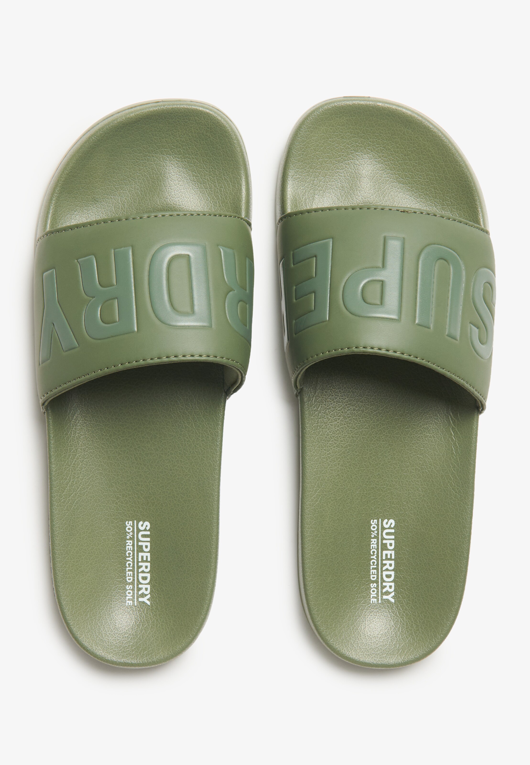 Claquettes / Tongs Superdry en vert