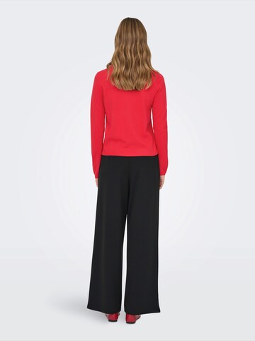 ONLY Свитер 'ONLLOYAL' в Красный