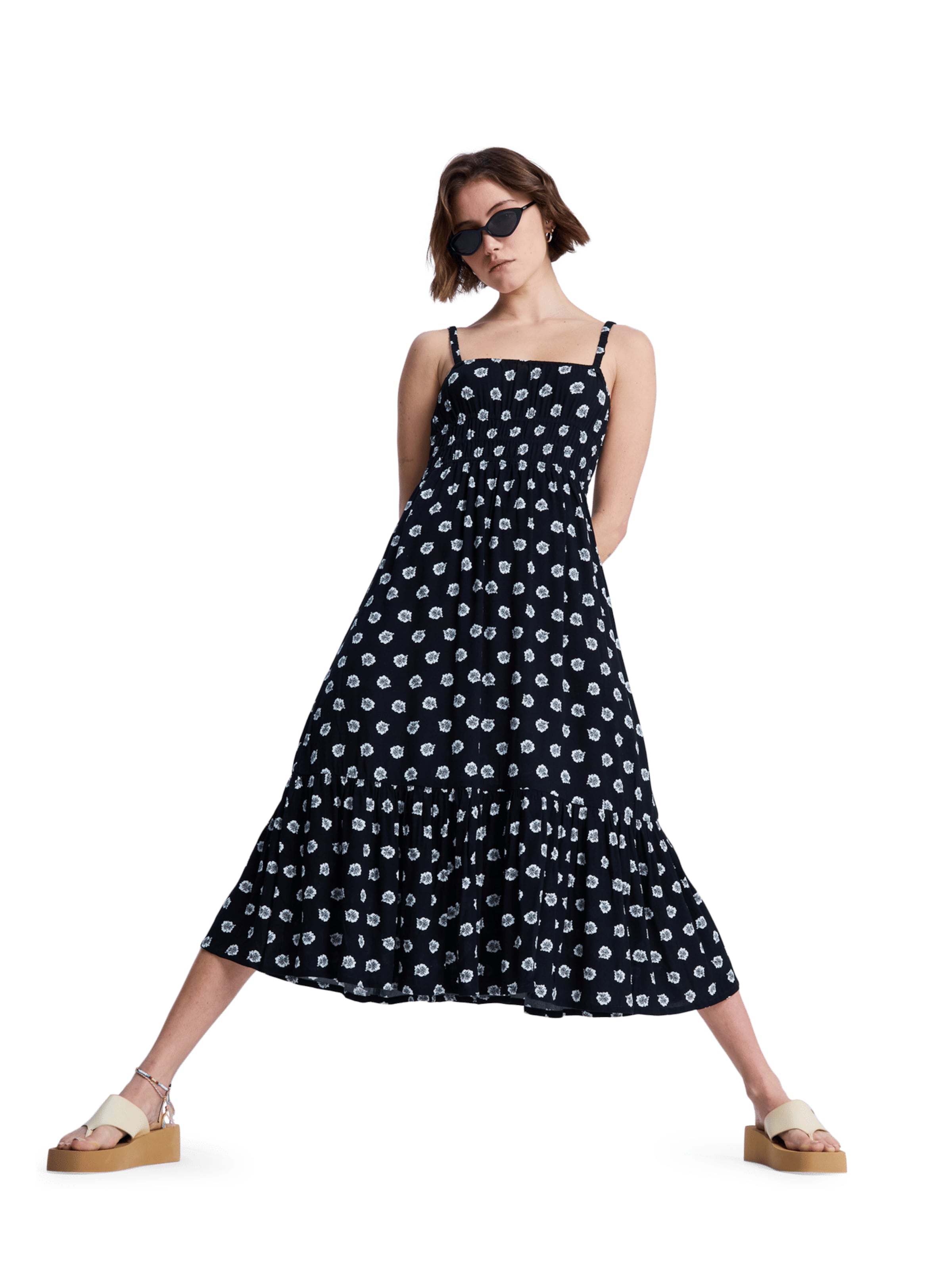 ROXY Kleid 'Sunrise Coastline' in Schwarz