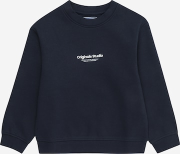 Jack & Jones Junior Sweatshirt 'VESTERBRO' in Blauw: voorkant