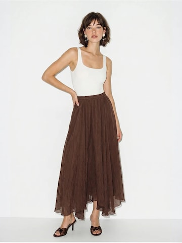 Jupe Bianco Lucci en marron