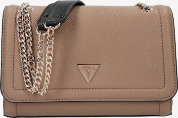 Sac bandoulière 'Noelle II' GUESS en marron : devant