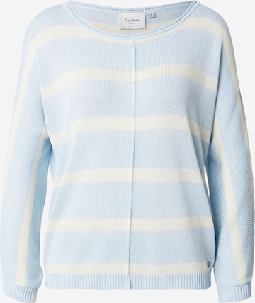 Pepe Jeans Trui 'ALBERTA' in Blauw: voorkant