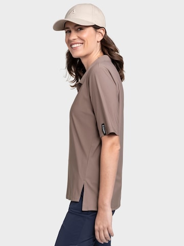 Schöffel Functioneel shirt 'Calmay' in Bruin