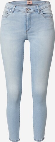 ONLY Skinny Jeans 'Wauw' in Blauw: voorkant