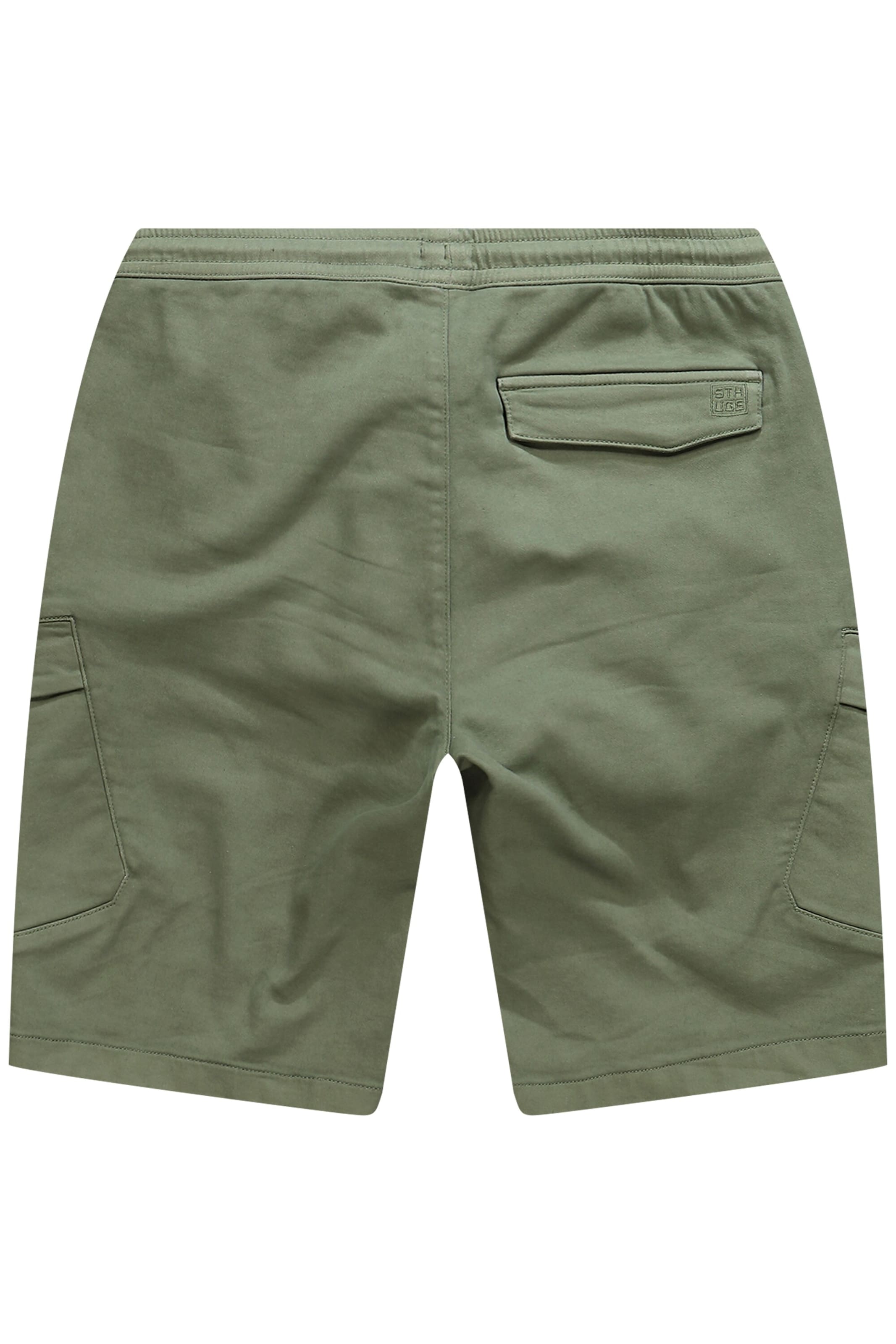 Regular Pantalon cargo STHUGE en vert