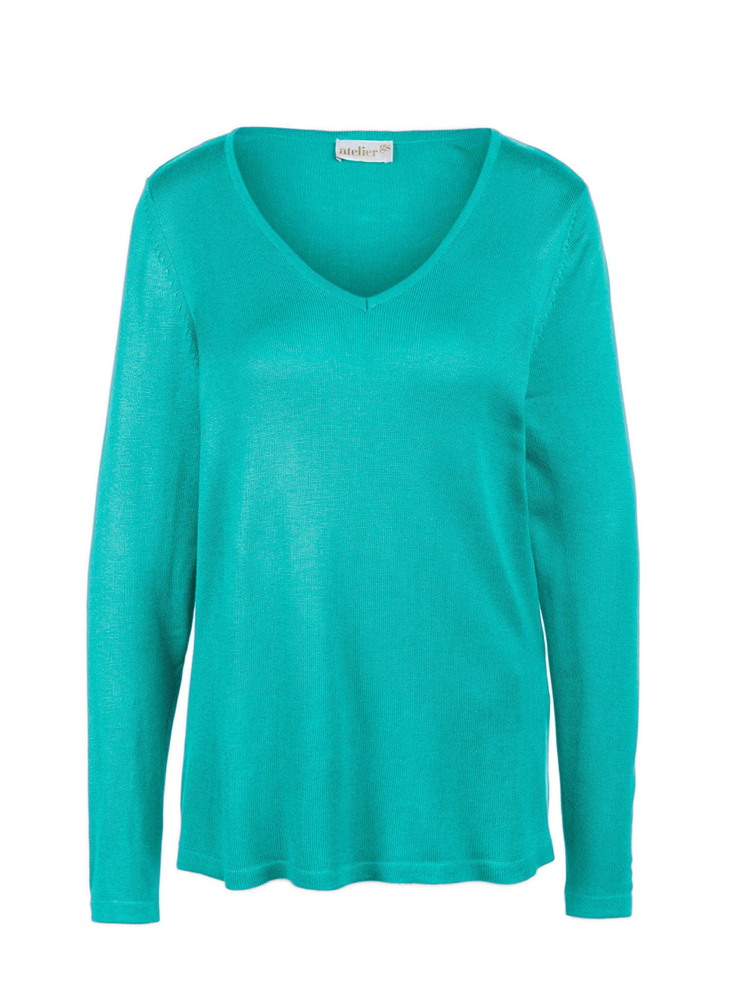 Goldner Trui in Groen: voorkant