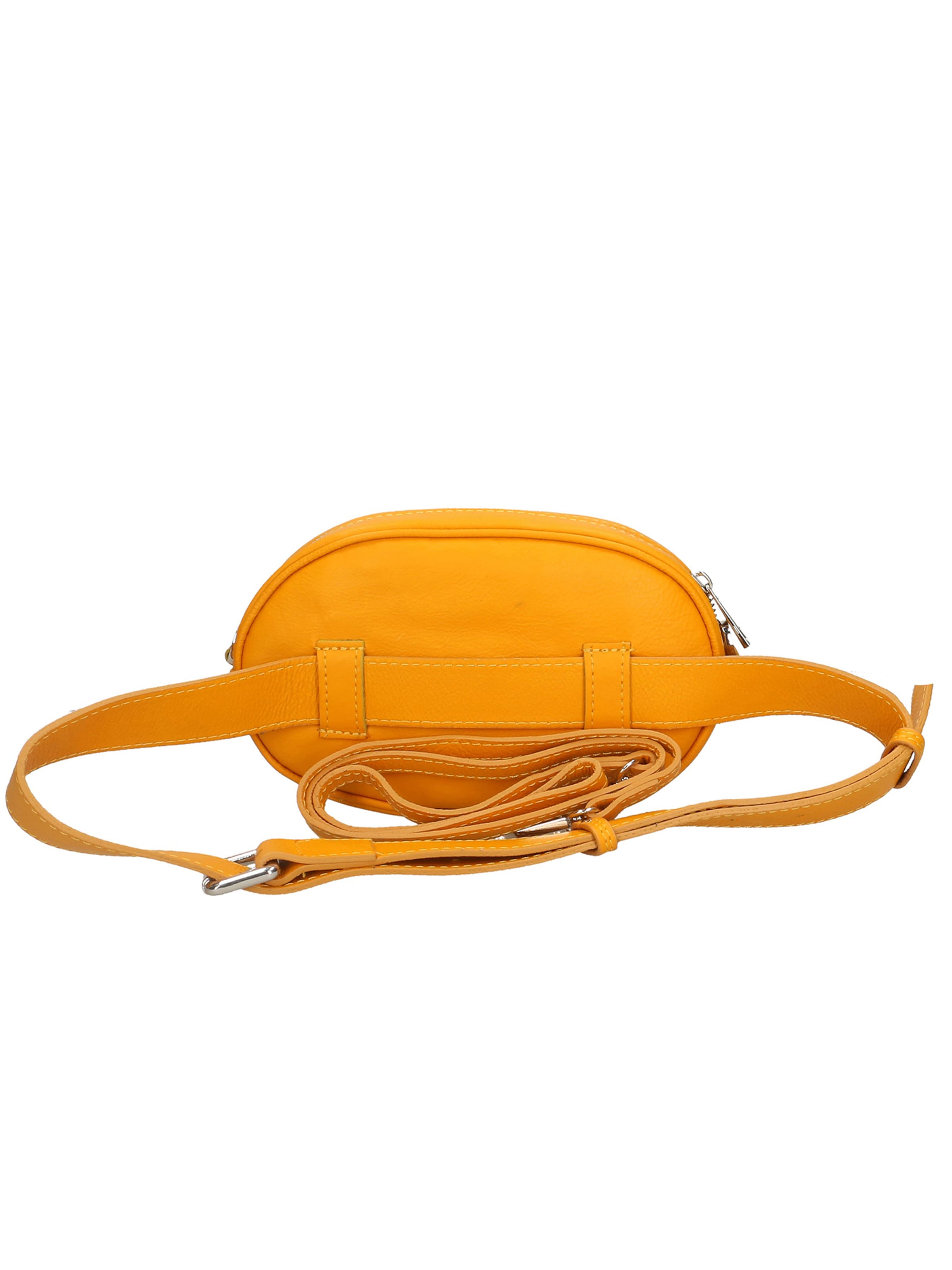 Marsupio 'Marsupio Donna Pelle Sauvage Borchie Elysa - Made in Italy' di Gave Lux in giallo