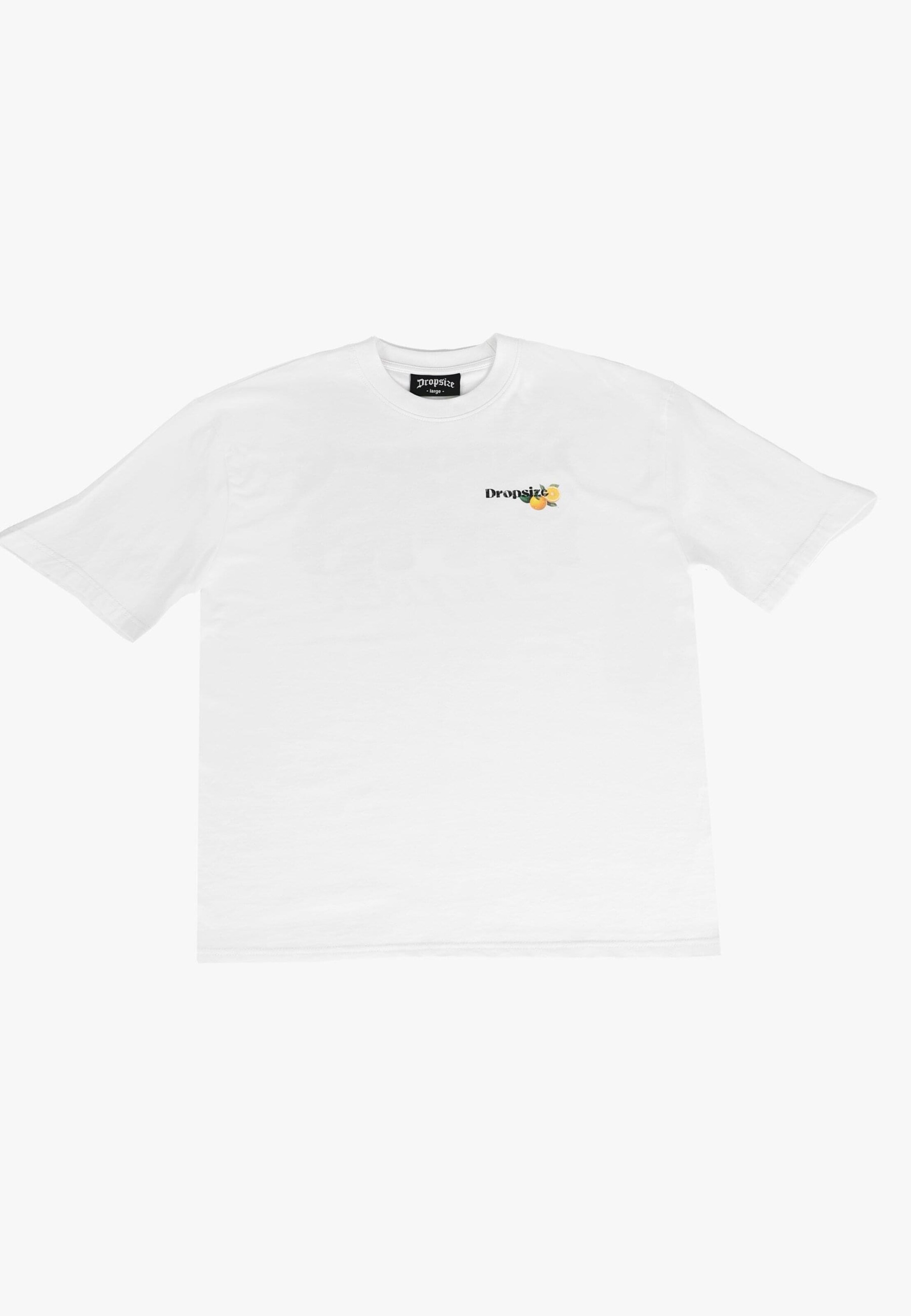 Dropsize T-Shirt in Weiß: Vorderseite