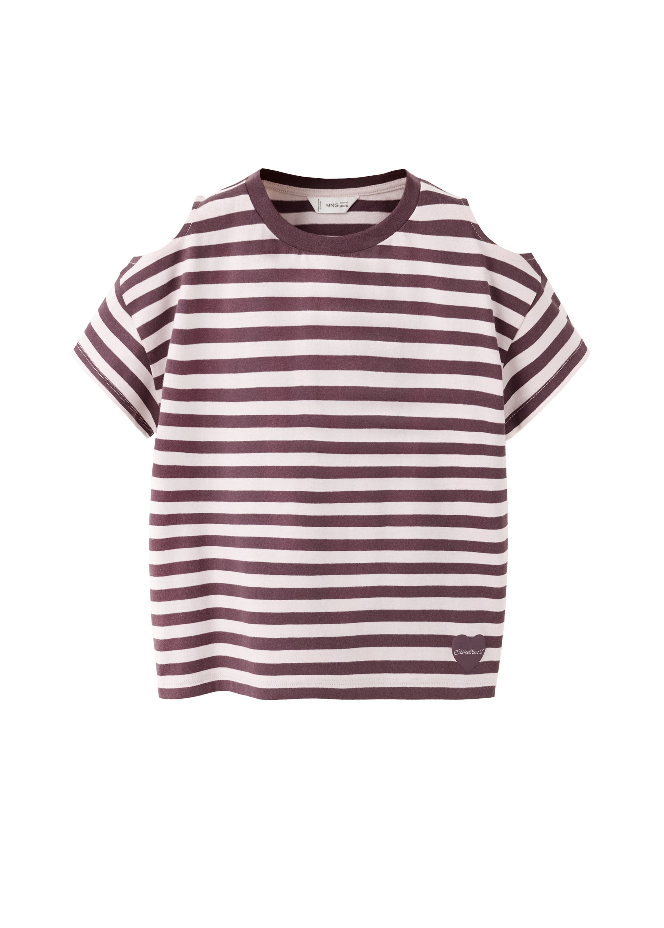 T-Shirt MANGO KIDS en rose : devant