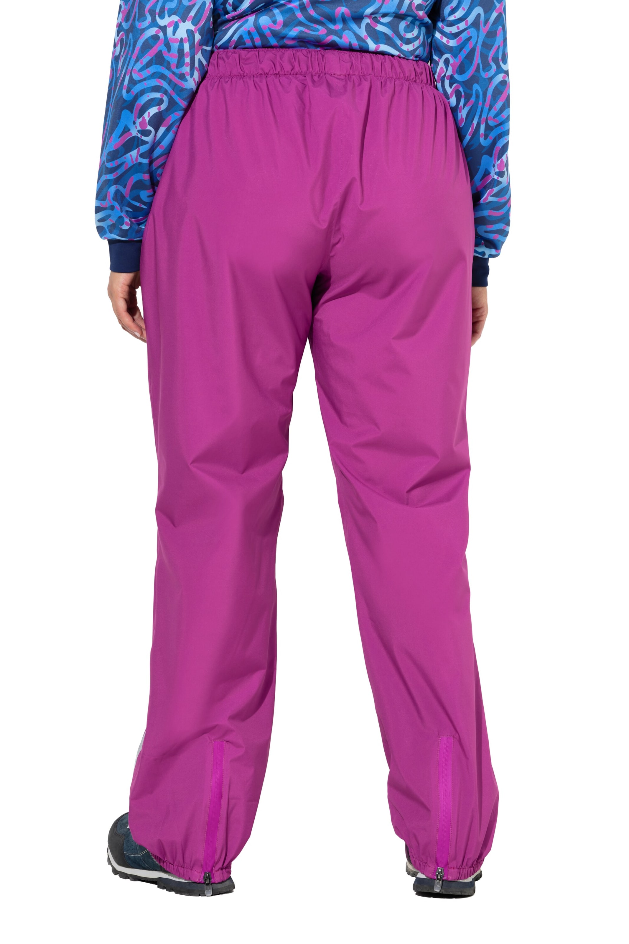 Ulla Popken Regular Weatherproof pants in Pink