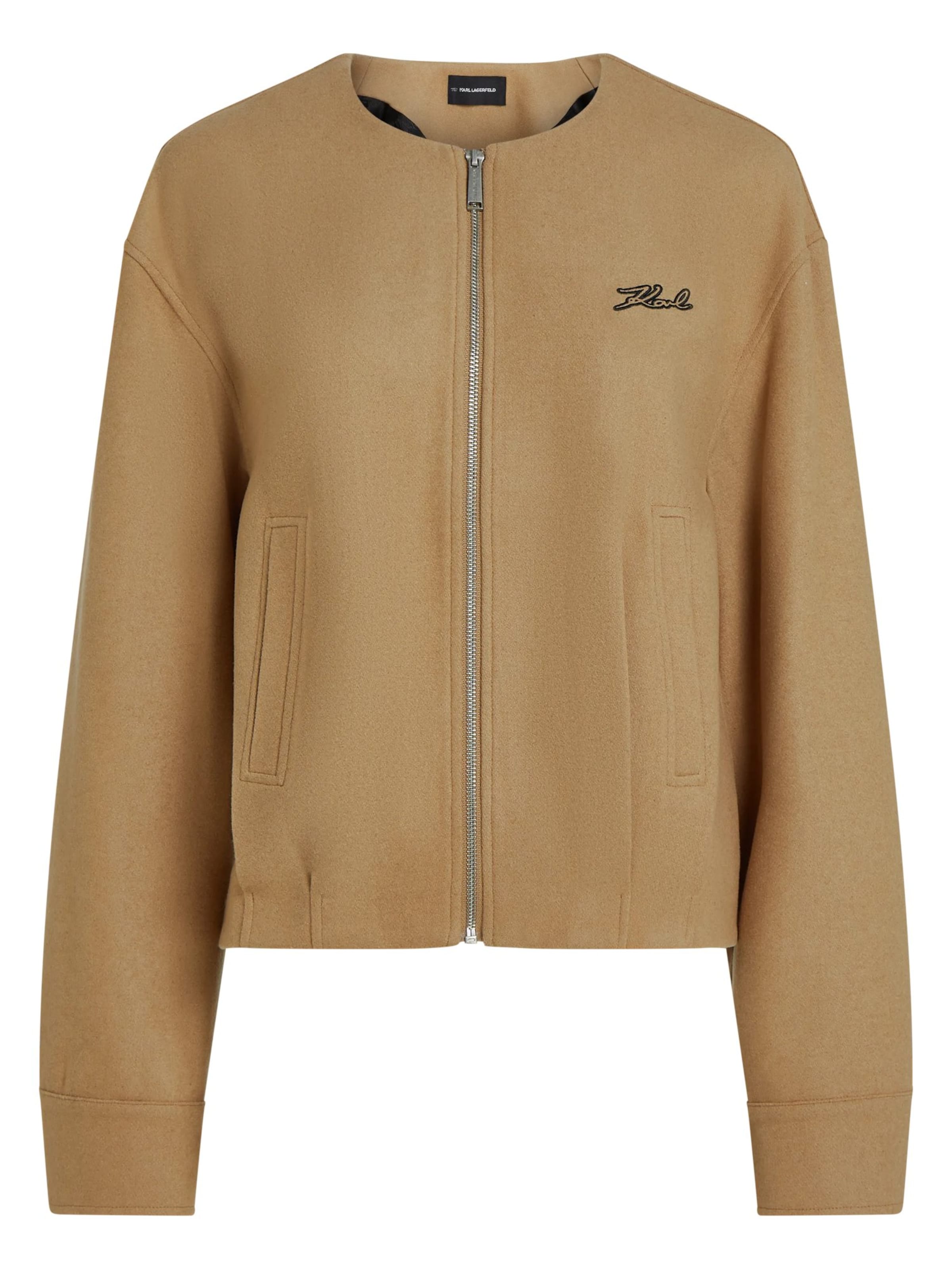 Karl Lagerfeld - Blazer en marrón: frente