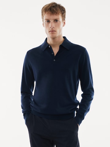 MANGO MAN Sweater 'Willys' in Blue: front