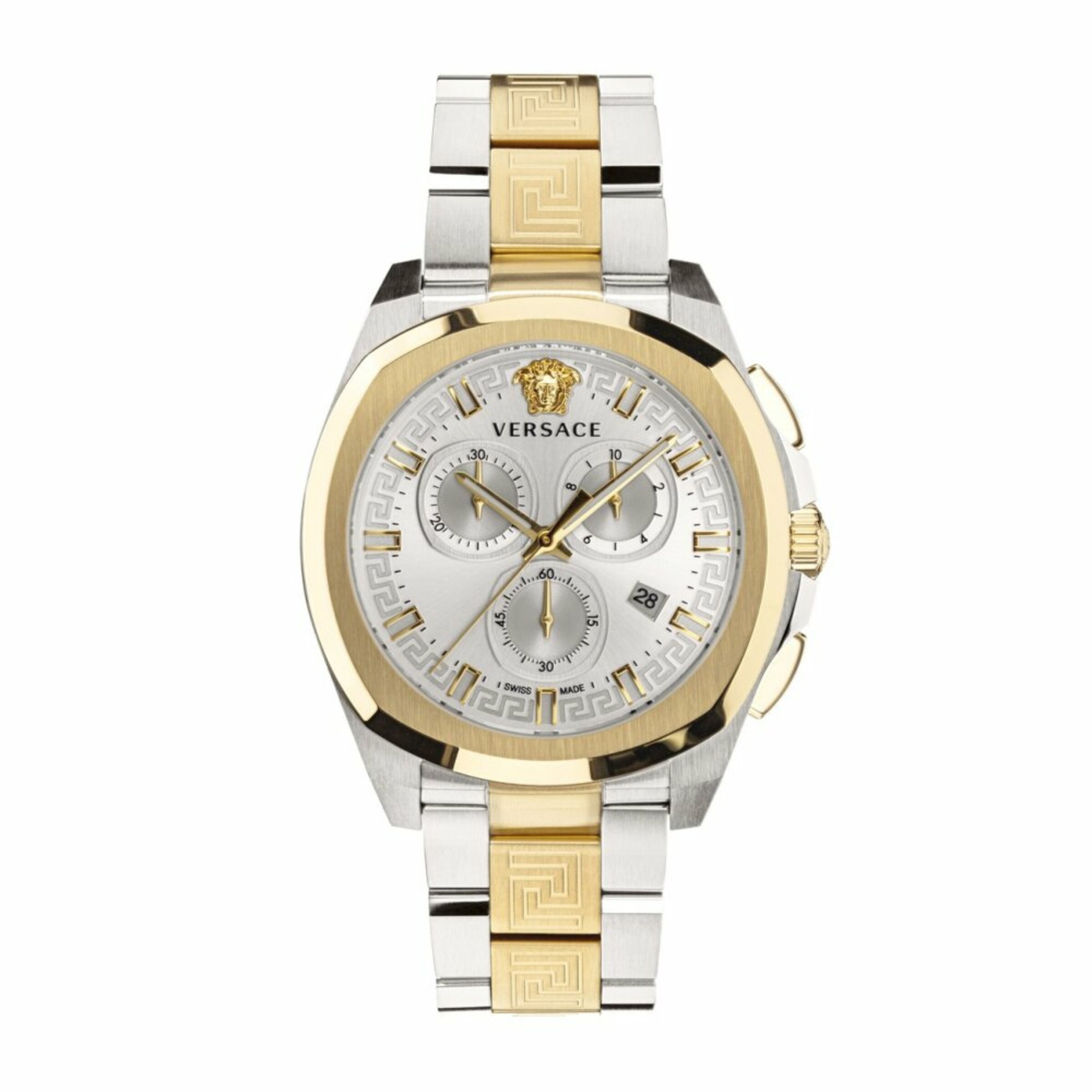 VERSACE Uhr in Silber: Vorderseite