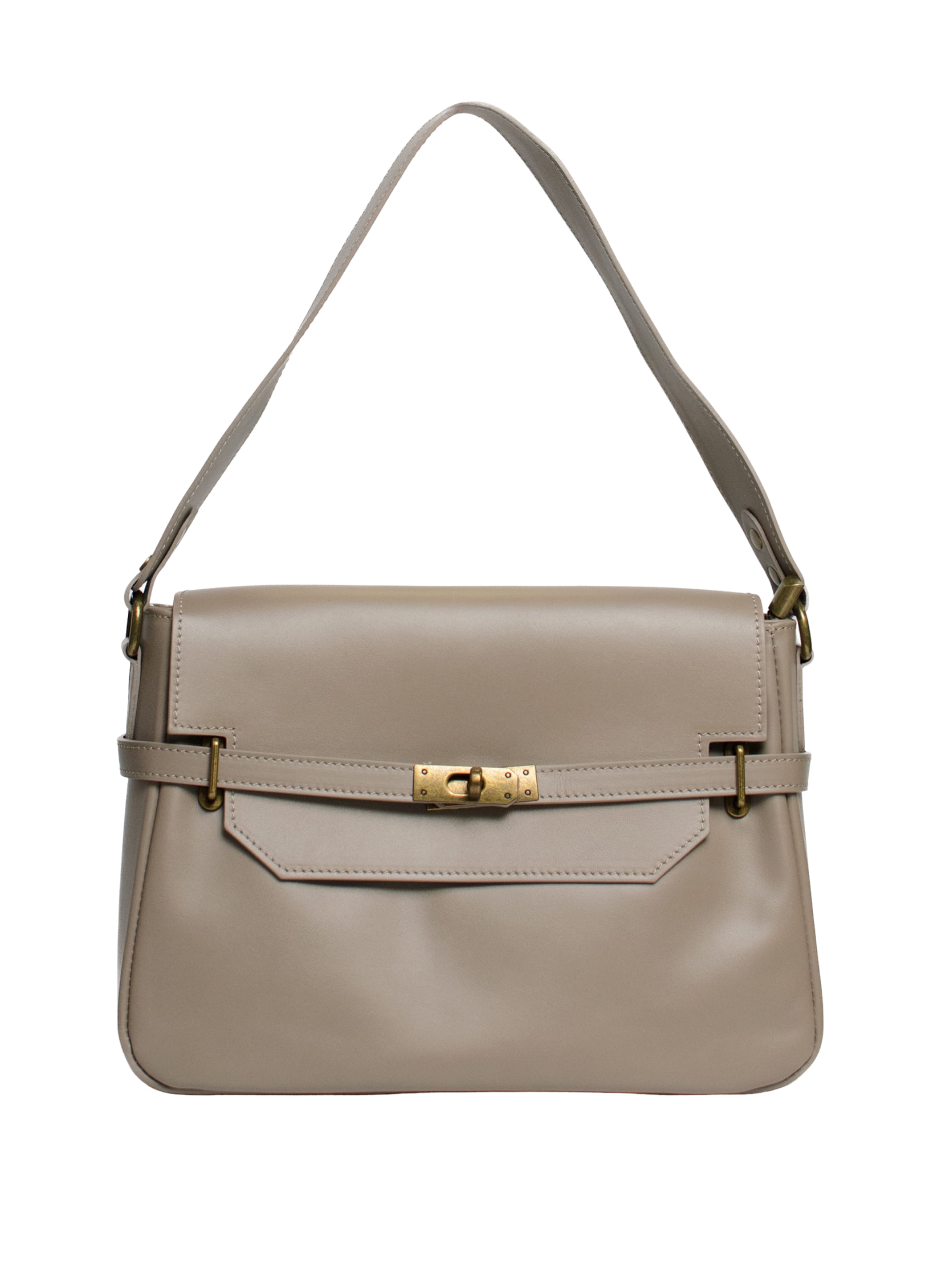 Latalia Shoulder bag 'Enna' in Grey: front
