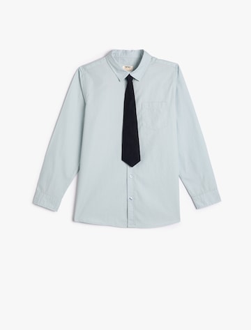 Koton Regular fit Button up shirt in Blue: front