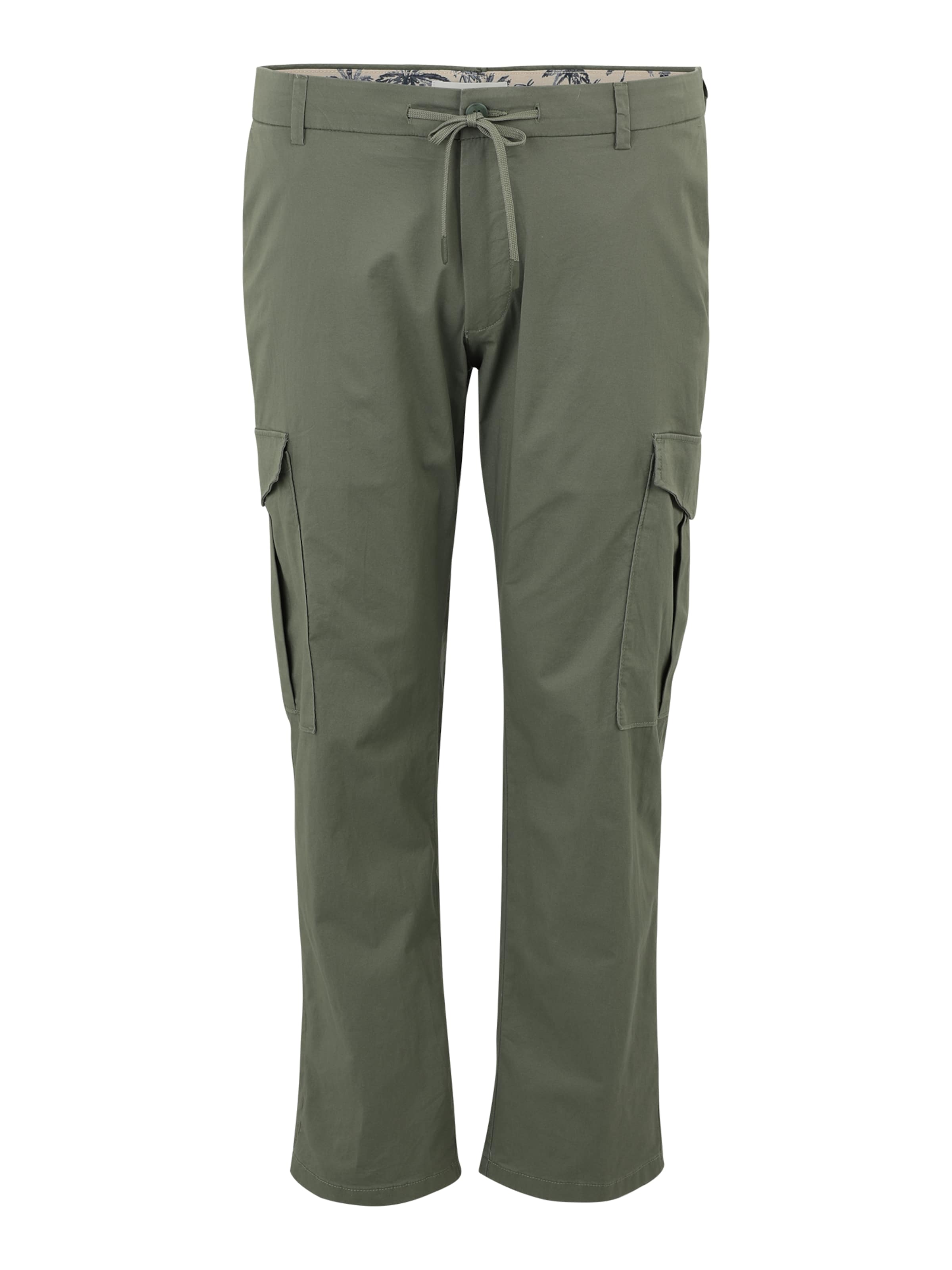 Regular Pantalon cargo 'STACE SUMMER' Jack & Jones Plus en vert : devant