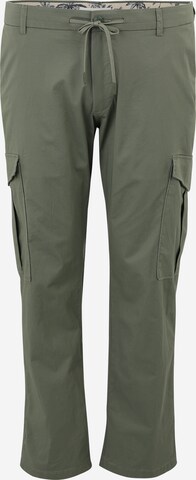 Jack & Jones Plus - regular Pantalón cargo 'STACE SUMMER' en verde: frente