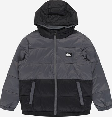 QUIKSILVER Outdoor jacket 'WOLFS SHOULDER' in Grey: front