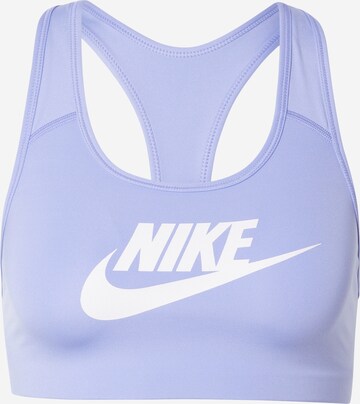 NIKE Sports Bra 'FUTURA' in Purple: front