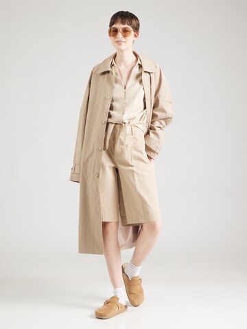 Chemisier 'ONLCARO' ONLY en beige