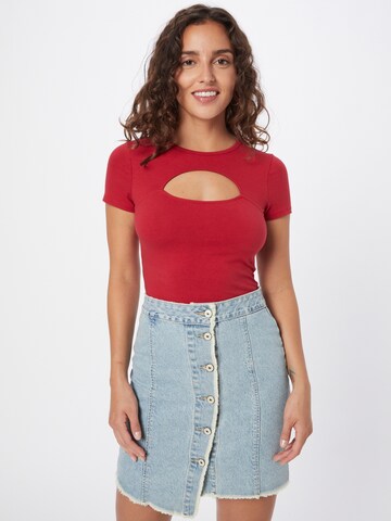 HOLLISTER Shirt in Red: front