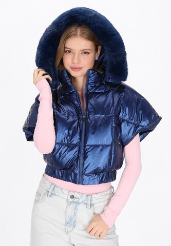 Gilet MYMO en bleu : devant