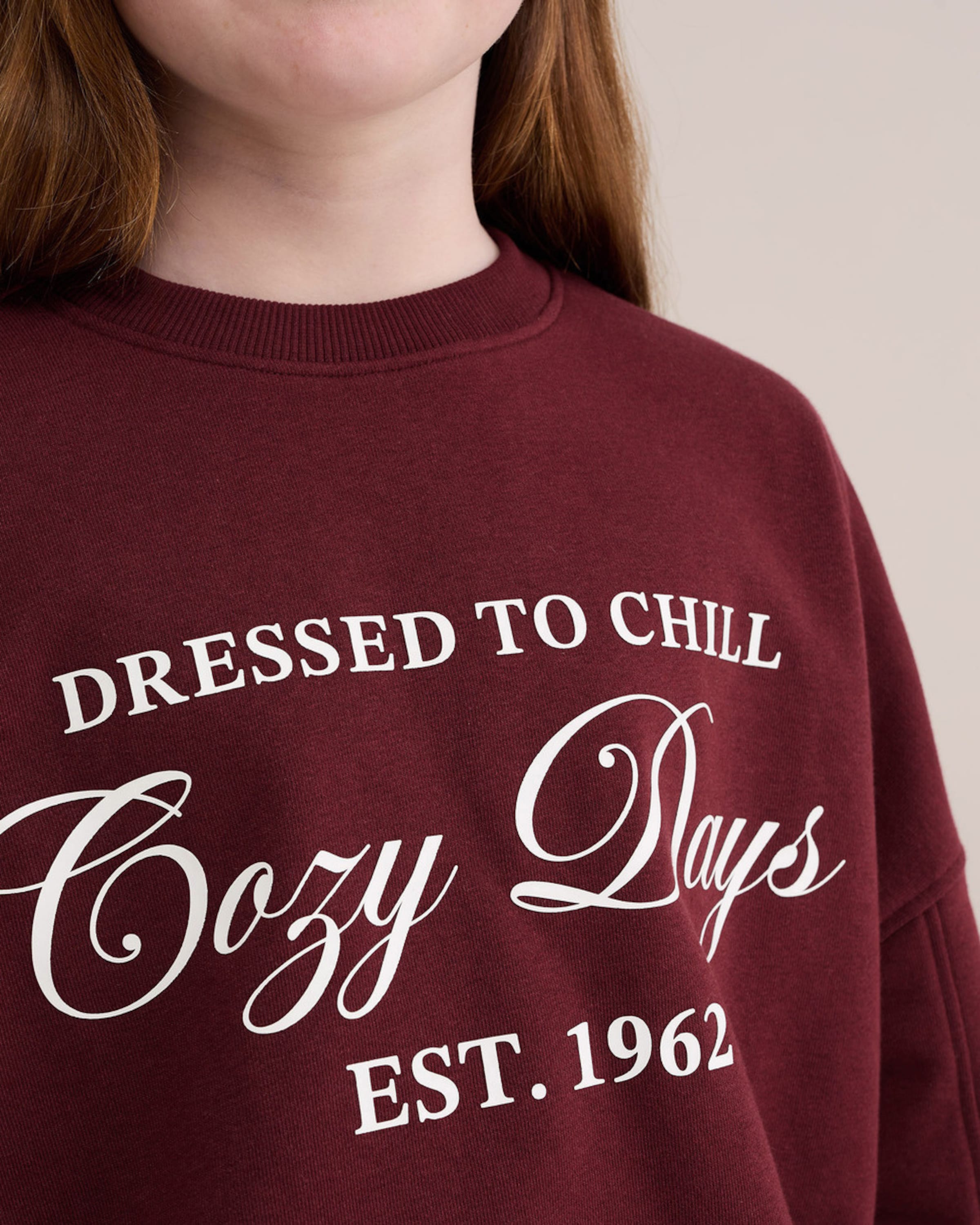 WE Fashion Sweatshirt in Rood
