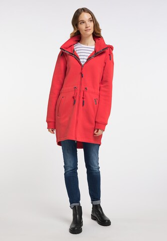 Schmuddelwedda Sweat jacket 'Yasanna' in Red