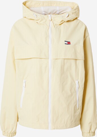 Tommy Jeans Between-Season Jacket 'Chicago' in Yellow: front