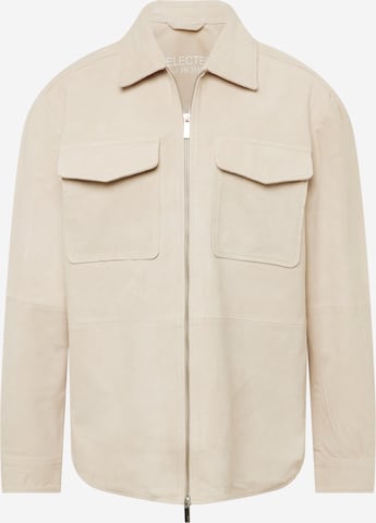 SELECTED HOMME Overgangsjakke 'FORAN' i beige: forside