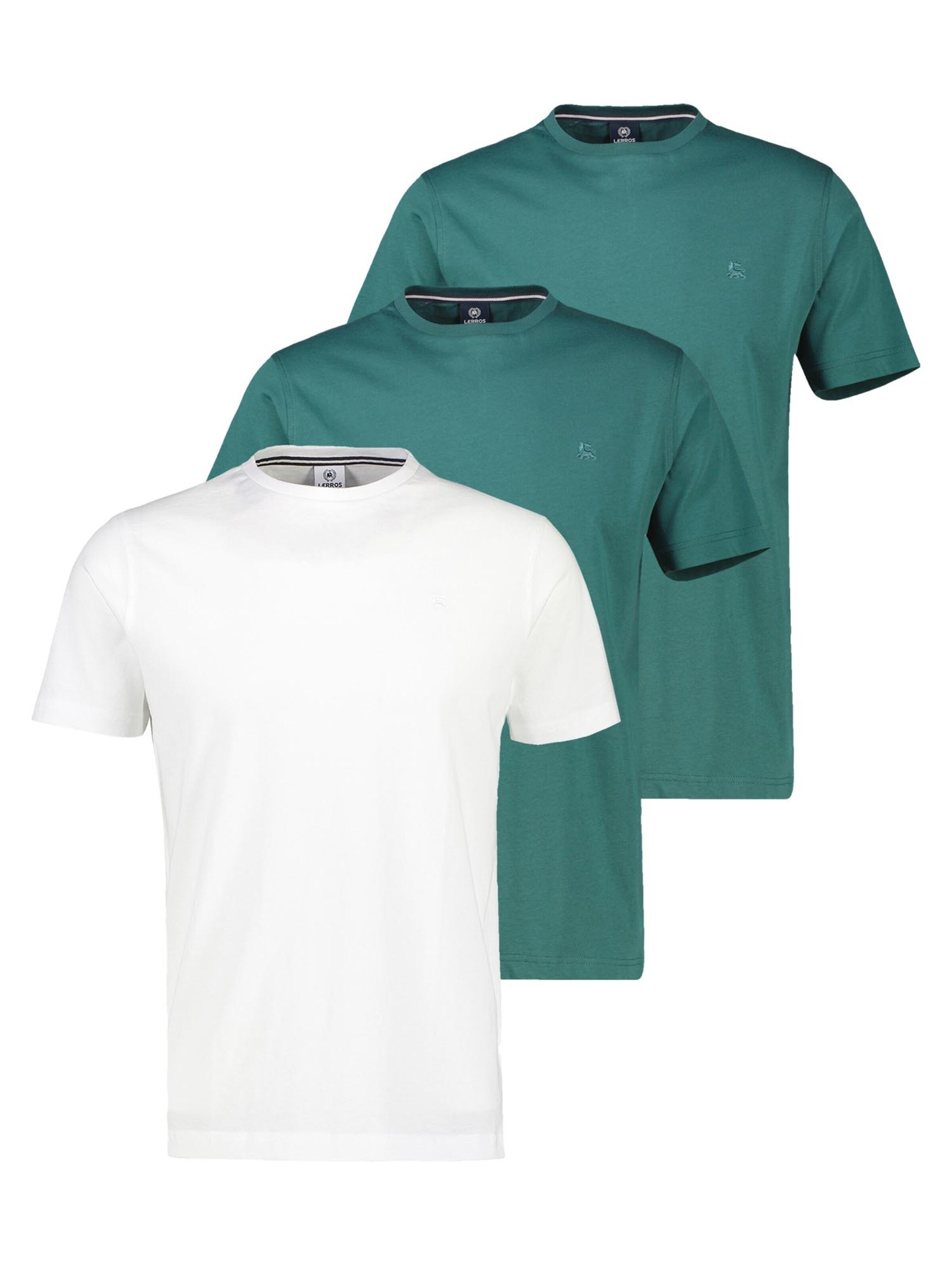 LERROS Shirt 'Basic'‌ in Grün: Vorderseite